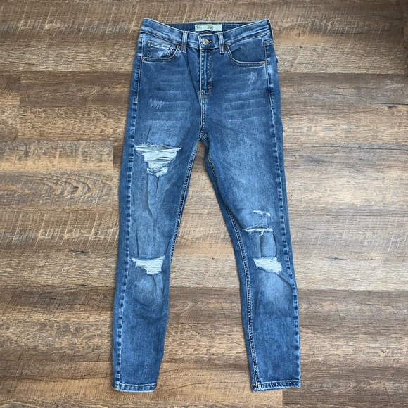 TOPSHOP MOTO | Jamie Ripped Skinny Jeans - Picture 8 of 9